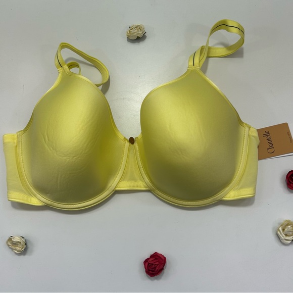 Chantelle Yellow T-Shirt Bra with Underwire Support 34DD NWT - Picture 1 of 5